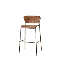 Lisa wood bar stool